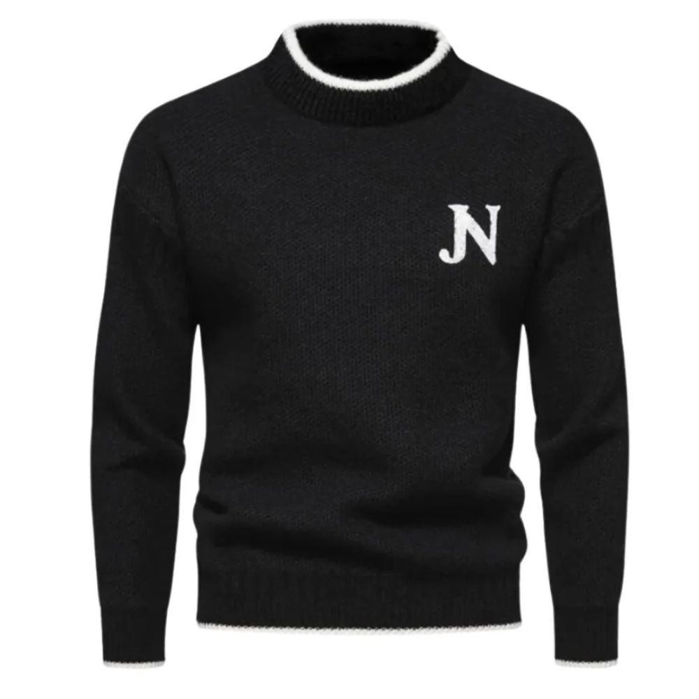 Bequemer warmer Pullover für Männer – ideal für kalte Herbst- und Wintertage.