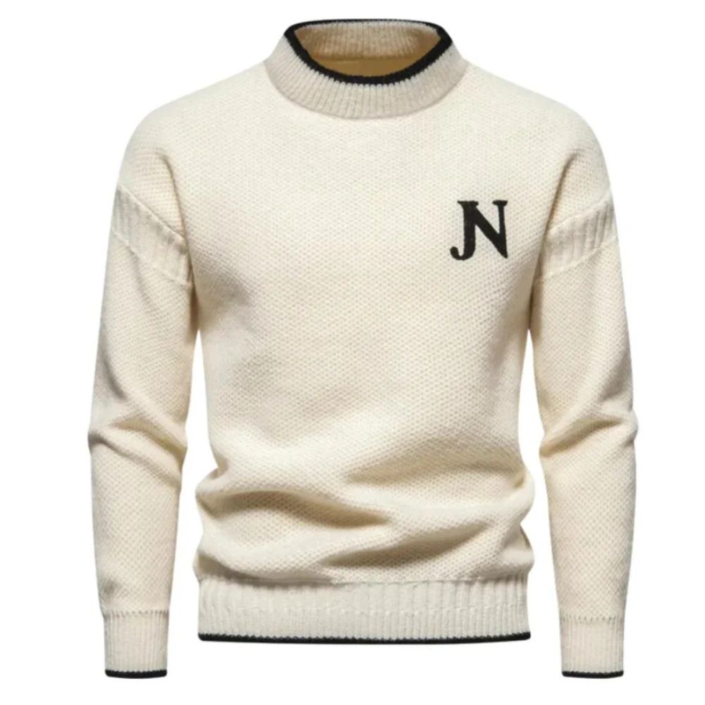 Bequemer warmer Pullover für Männer – ideal für kalte Herbst- und Wintertage.