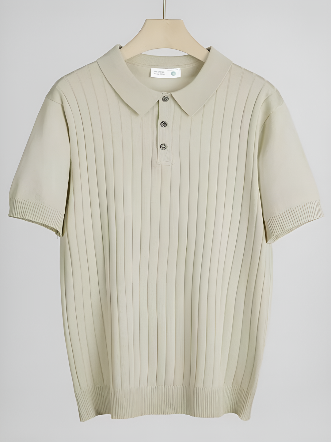 Bequemes geripptes Herren-Poloshirt – stilvoll, atmungsaktiv und angenehm zu tragen.