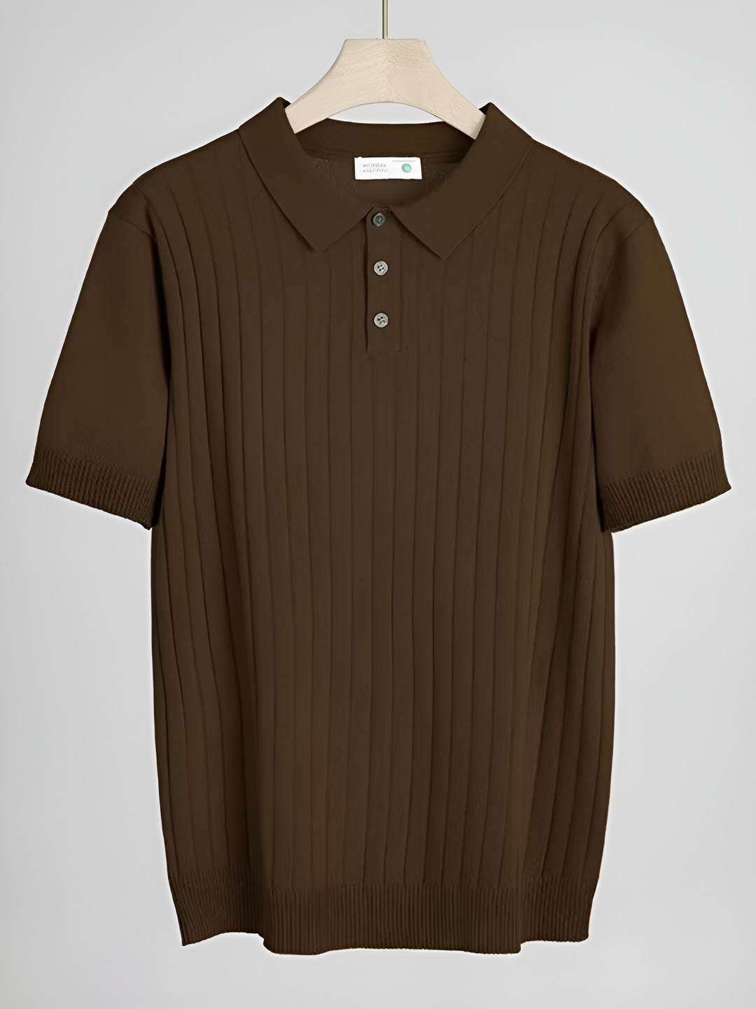 Bequemes geripptes Herren-Poloshirt – stilvoll, atmungsaktiv und angenehm zu tragen.