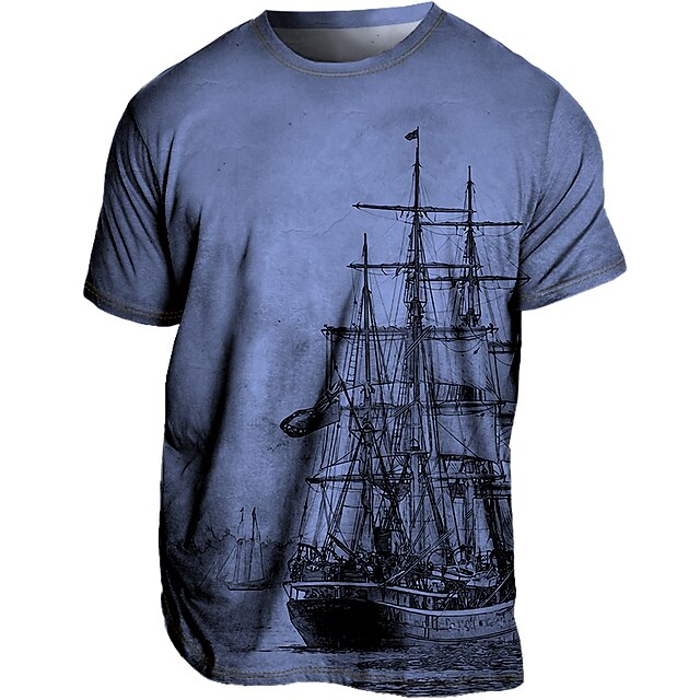 Bequemes Herren-Grafik-Shirt für den Sommer – stylisch, atmungsaktiv & lässig