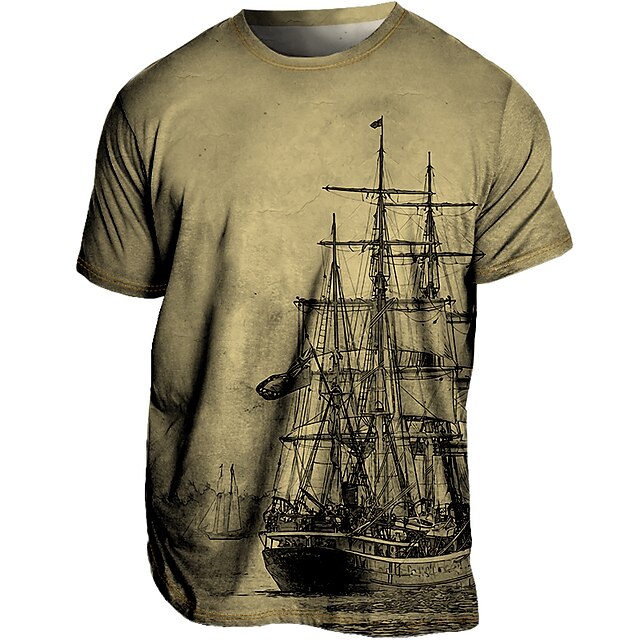 Bequemes Herren-Grafik-Shirt für den Sommer – stylisch, atmungsaktiv & lässig