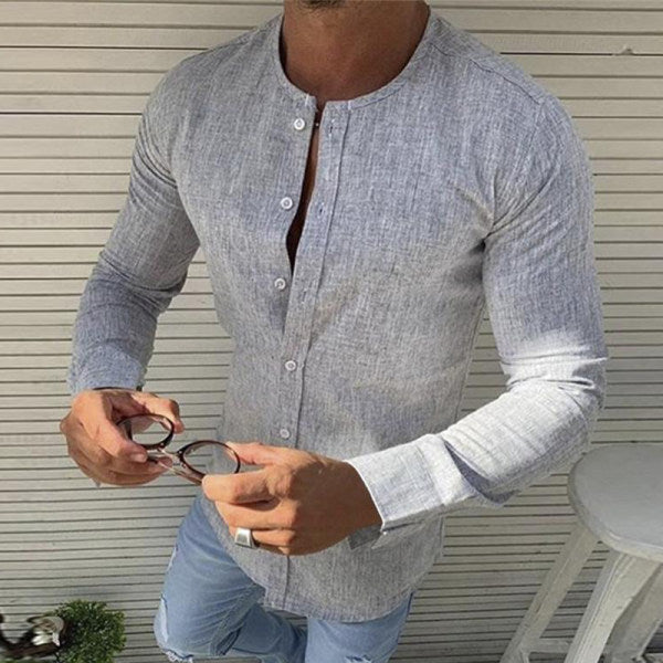 Bequemes Herren-Sommerhemd – leicht, atmungsaktiv und perfekt für warme Tage