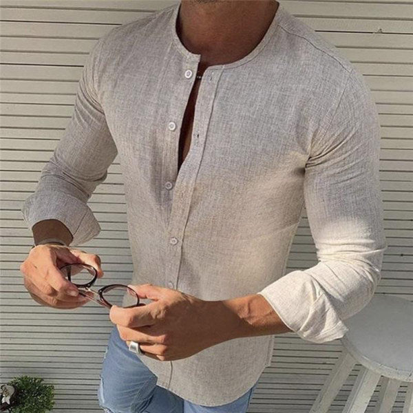 Bequemes Herren-Sommerhemd – leicht, atmungsaktiv und perfekt für warme Tage