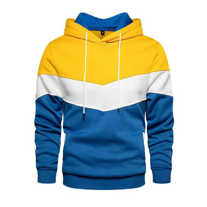 Bunter Winter-Kapuzenpullover für Männer, warm und stilvoll für kalte Herbst- und Wintertage