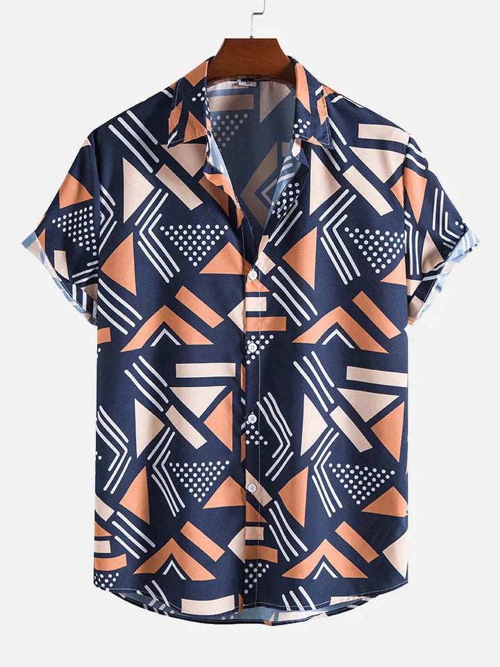 Cooles bedrucktes Shirt für den Sommer mit leichtem Stoff und trendigem Design