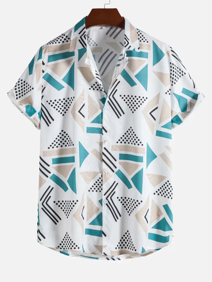Cooles bedrucktes Shirt für den Sommer mit leichtem Stoff und trendigem Design