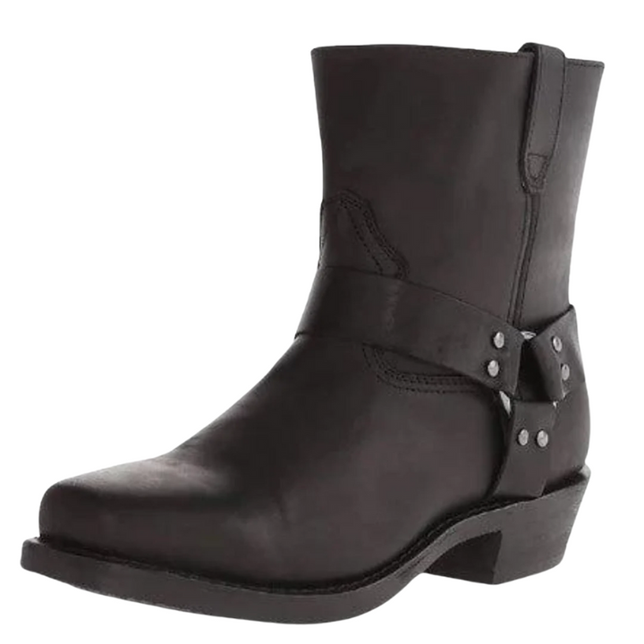 Stilvolle Cowboy-Stiefel für Männer mit niedrigem Absatz und klassischem Western-Design









