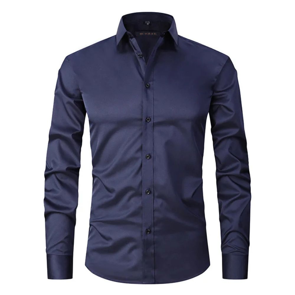 Elegante Business-Bluse für Herren – Stilvoller Slim-Fit-Schnitt und hoher Tragekomfort für Herbst- und Wintertage.