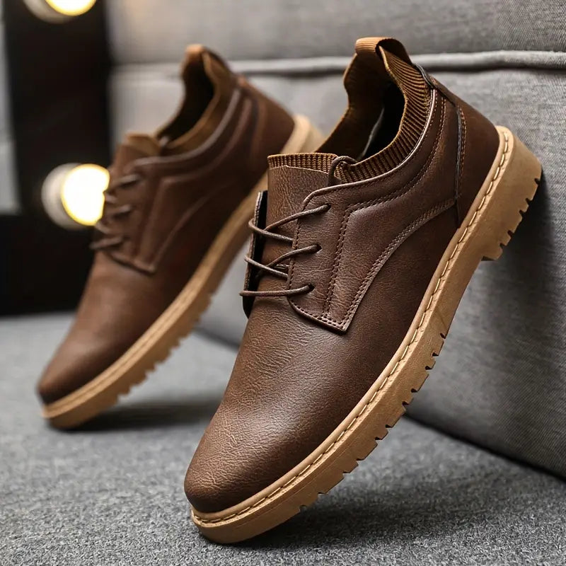 Elegante Lederschuhe für Männer, perfekt für Business-Outfits und formelle Anlässe
