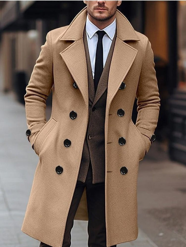 Business-Winterjacke aus Wolle für Herren – stilvoll und warm für kalte Tage.