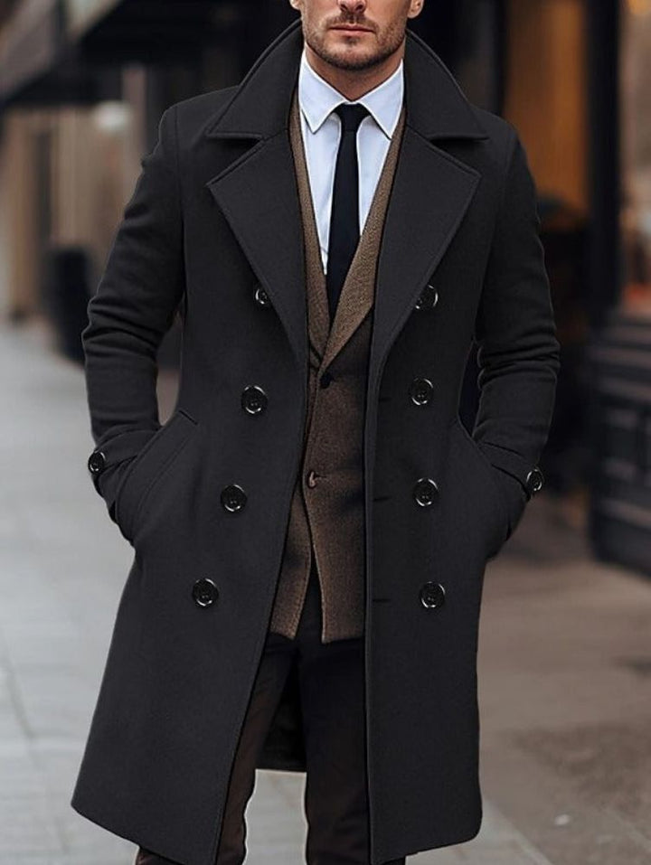 Business-Winterjacke aus Wolle für Herren – stilvoll und warm für kalte Tage.