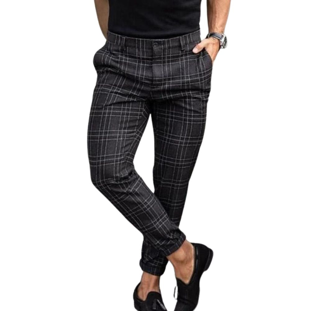  Elegante Herrenhosen mit Stretch – Stilvolle und komfortable Wahl für Herbst- und Wintertage.
