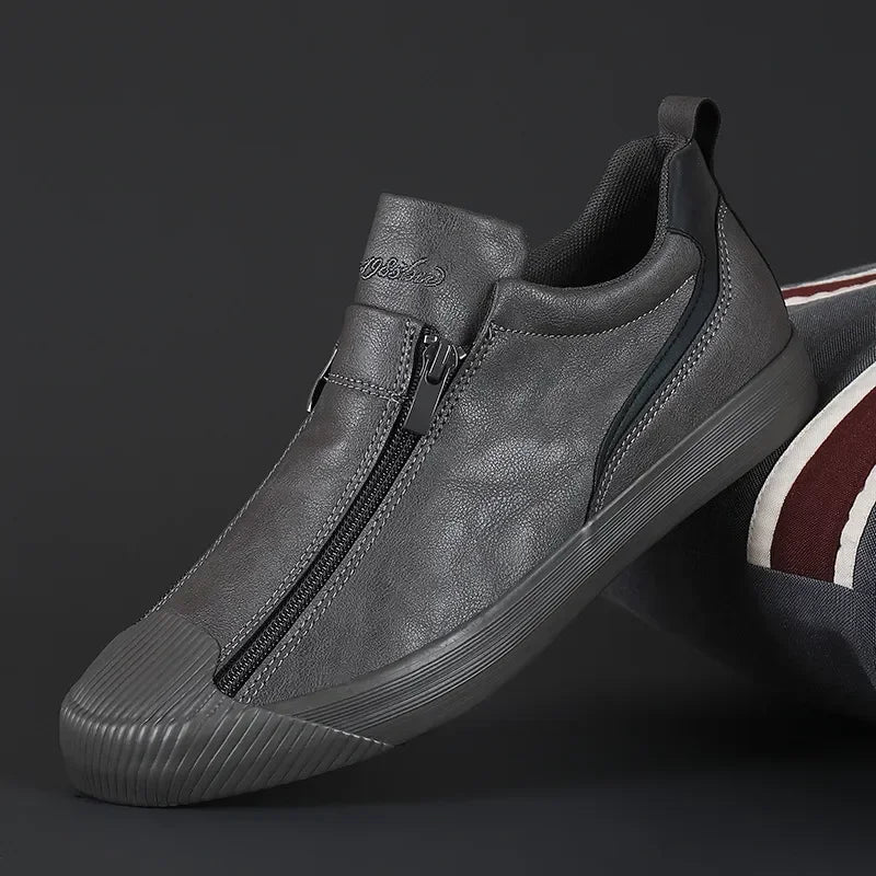 Elegante Herrenschuhe aus Leder, hochwertig verarbeitet, ideal für Herbst- und Wintertage