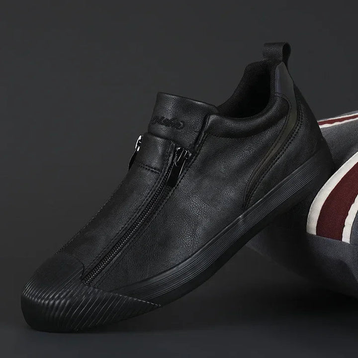 Elegante Herrenschuhe aus Leder, hochwertig verarbeitet, ideal für Herbst- und Wintertage