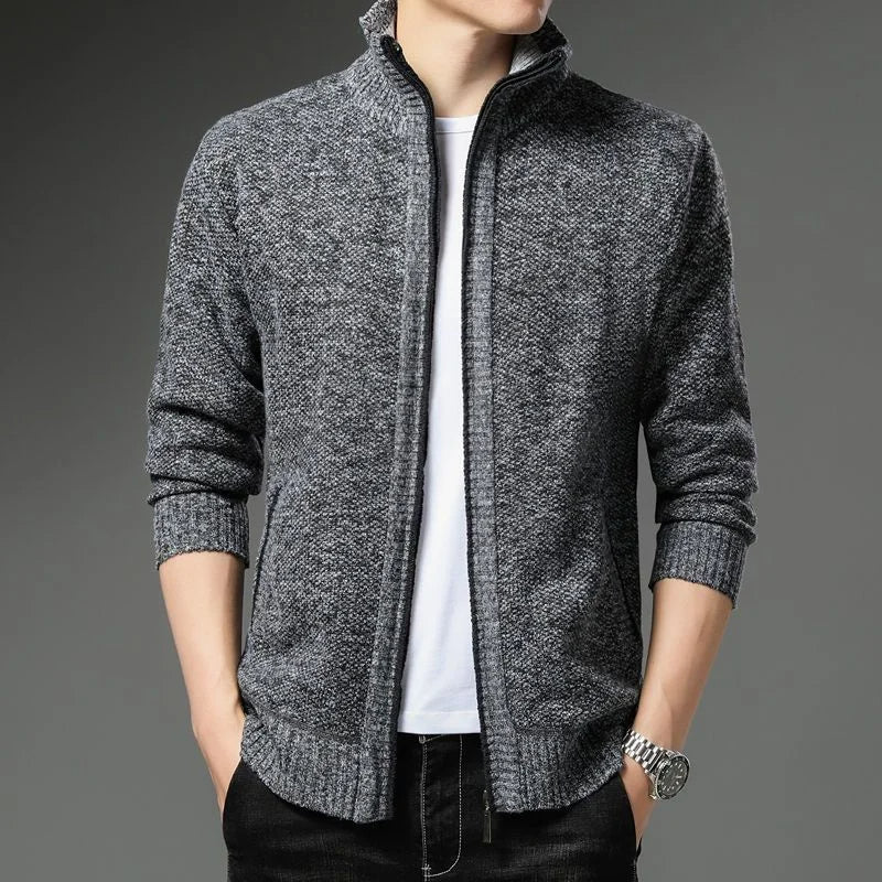 Elegante Slim-Fit-Jacke für Herren, ideal für stilvolle Herbst- und Winterlooks