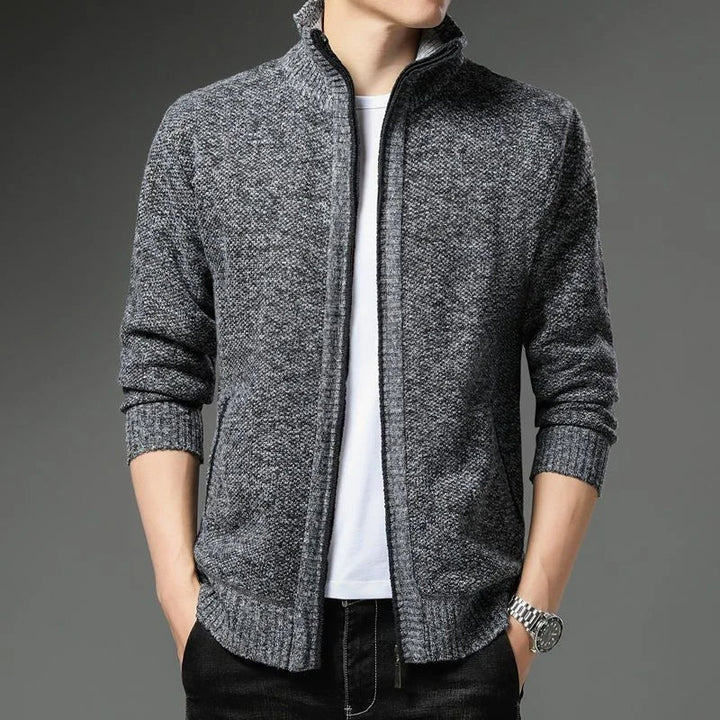 Elegante Slim-Fit-Jacke für Herren, ideal für stilvolle Herbst- und Winterlooks