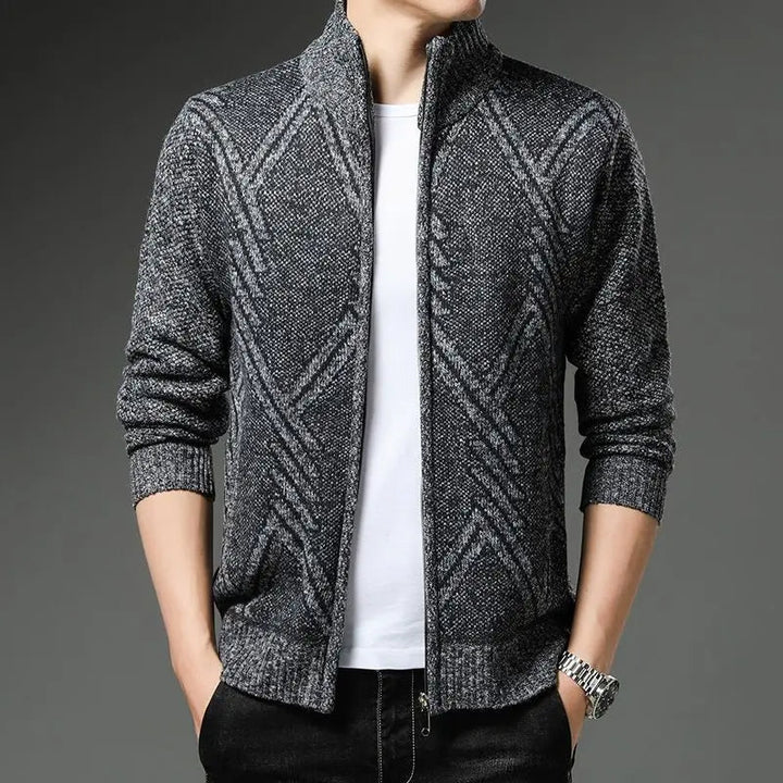Elegante Slim-Fit-Jacke für Herren, ideal für stilvolle Herbst- und Winterlooks