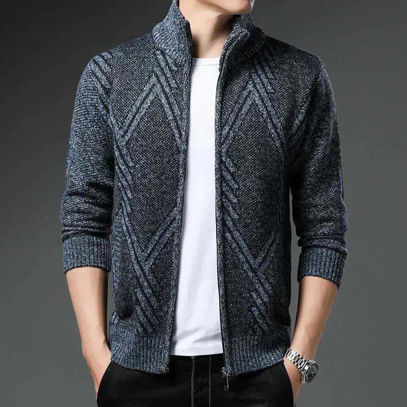 Elegante Slim-Fit-Jacke für Herren, ideal für stilvolle Herbst- und Winterlooks
