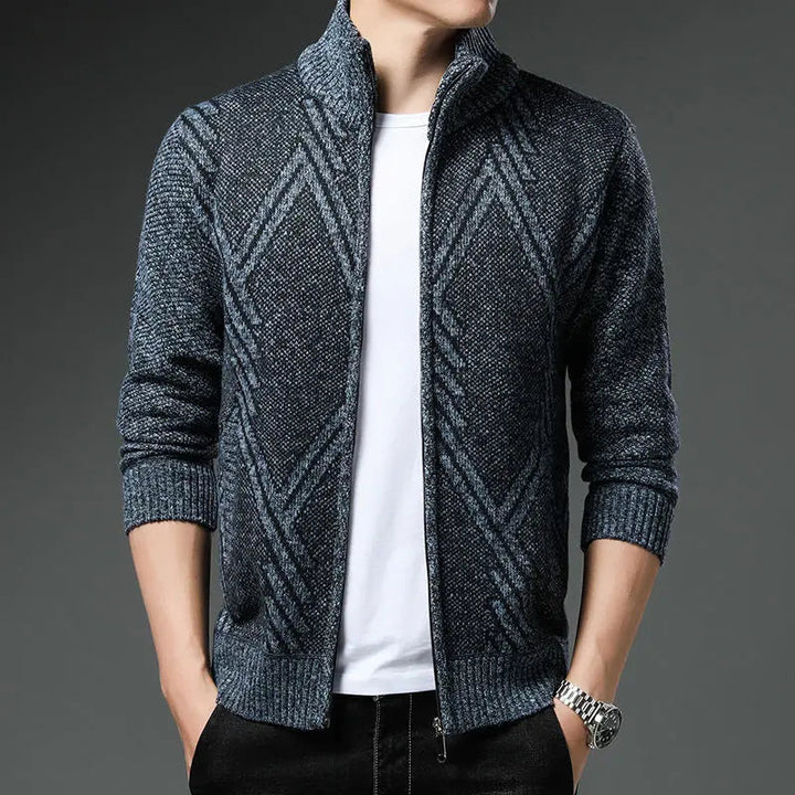 Elegante Slim-Fit-Jacke für Herren, ideal für stilvolle Herbst- und Winterlooks