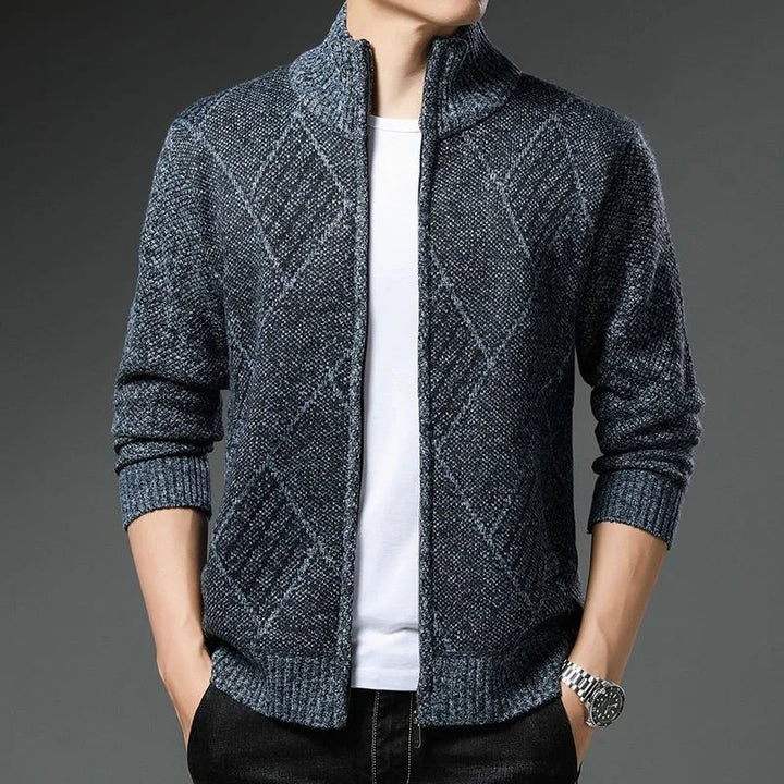 Elegante Slim-Fit-Jacke für Herren, ideal für stilvolle Herbst- und Winterlooks