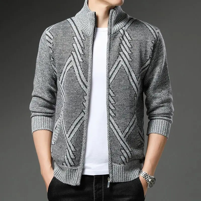 Elegante Slim-Fit-Jacke für Herren, ideal für stilvolle Herbst- und Winterlooks