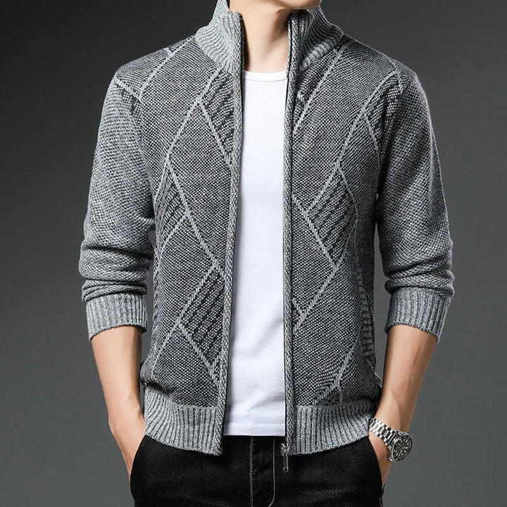 Elegante Slim-Fit-Jacke für Herren, ideal für stilvolle Herbst- und Winterlooks