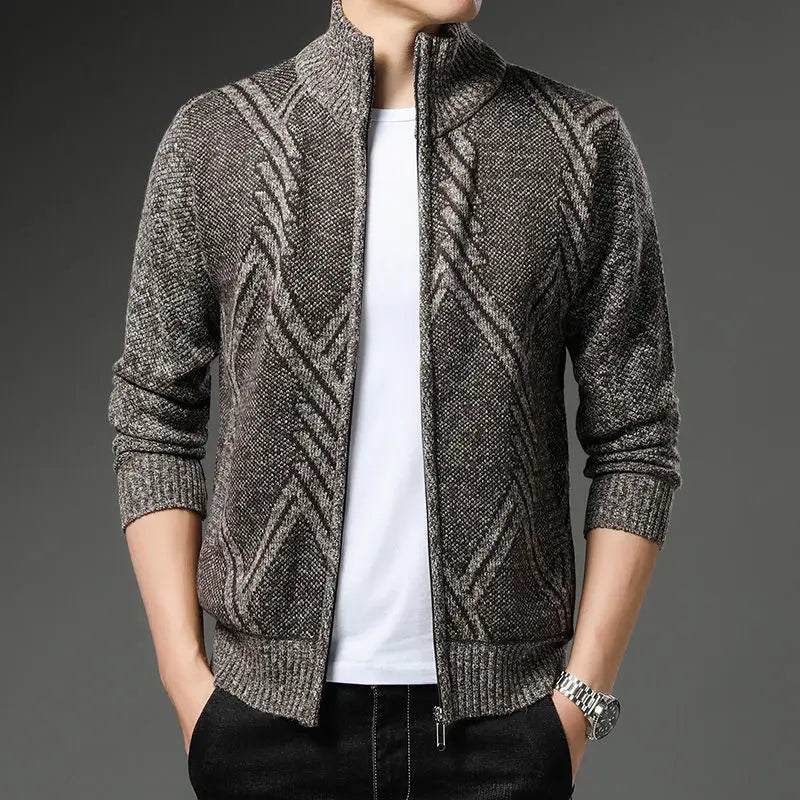 Elegante Slim-Fit-Jacke für Herren, ideal für stilvolle Herbst- und Winterlooks