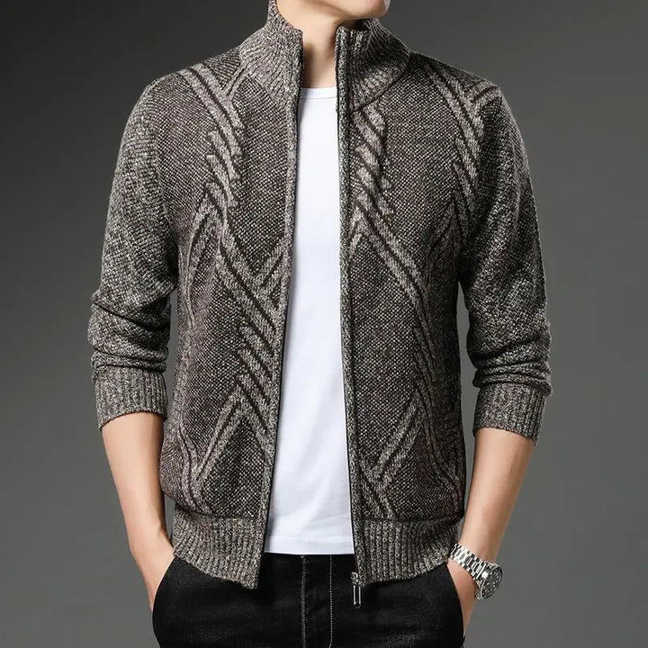 Elegante Slim-Fit-Jacke für Herren, ideal für stilvolle Herbst- und Winterlooks