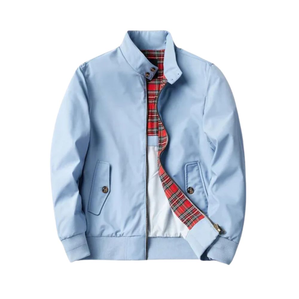 Elegante winddichte Jacke für Männer – Stilvoller Schutz vor Wind, ideal für Herbst- und Wintertage.