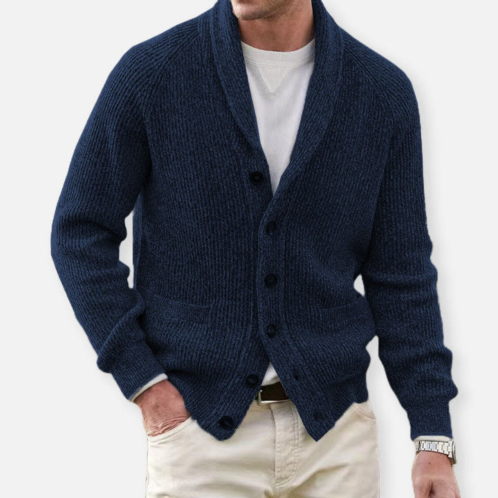 Elegante Winter-Strickjacke für Männer, ideal für kalte Herbst- und Wintertage