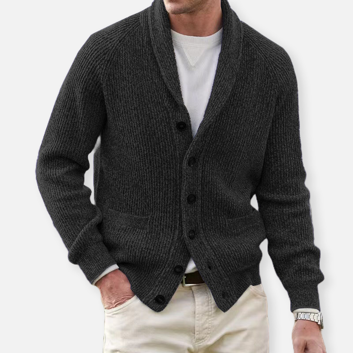 Elegante Winter-Strickjacke für Männer, ideal für kalte Herbst- und Wintertage