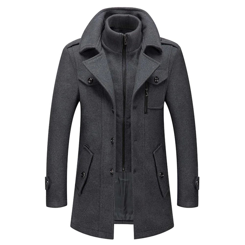 Elegante Winterjacke für Männer, ideal für kalte Herbst- und Wintertage, mit zeitlosem Design und hoher Wärmeisolierung