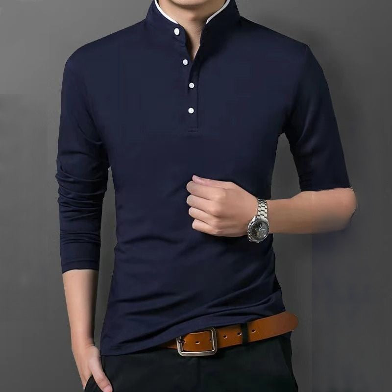 Eleganter Freizeitpullover für Männer, ideal für kühle Herbst- und Wintertage.