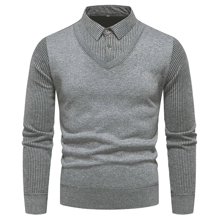 Eleganter Freizeitpullover für Männer, ideal für Herbst- und Wintertage, mit stilvollem Design und hohem Tragekomfort