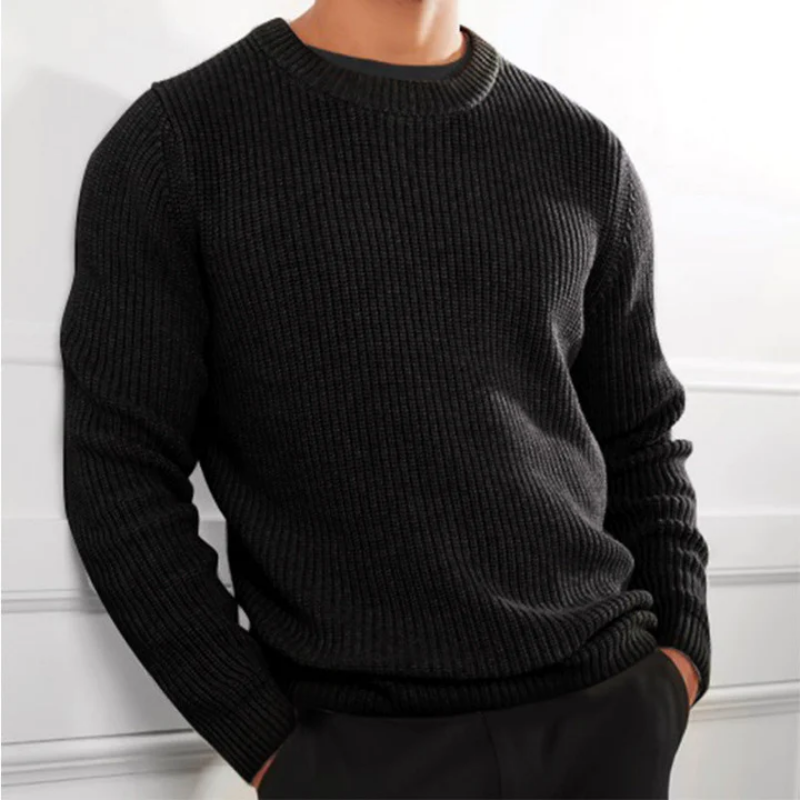 Eleganter Herren-Strickpullover, ideal für Herbst- und Wintertage mit stilvollem Design