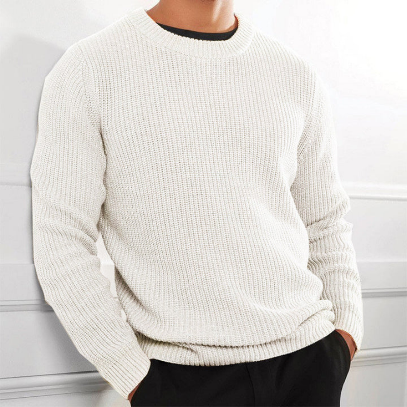 Eleganter Herren-Strickpullover, ideal für Herbst- und Wintertage mit stilvollem Design