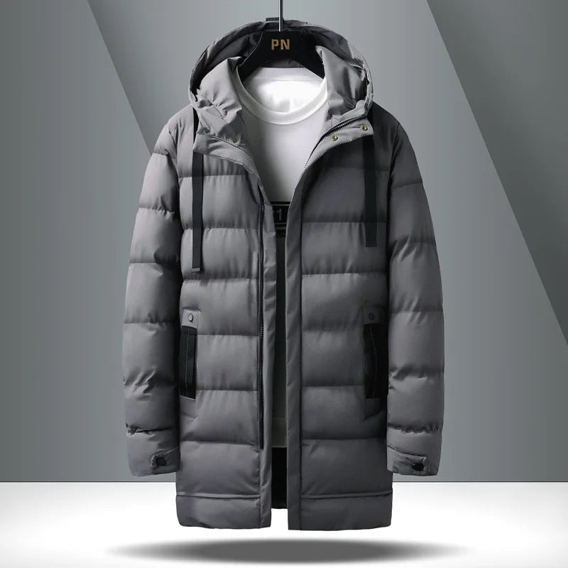 Eleganter und funktionaler Herren-Winterparka für kalte Tage