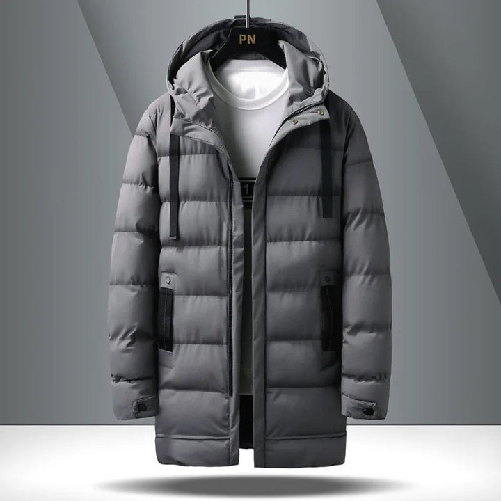 Eleganter und funktionaler Herren-Winterparka für kalte Tage