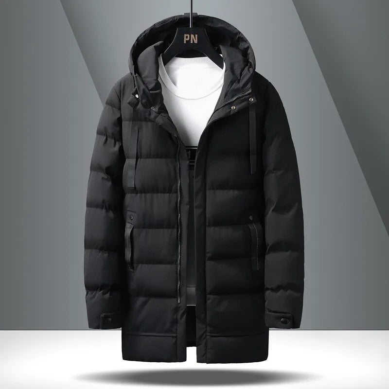Eleganter und funktionaler Herren-Winterparka für kalte Tage