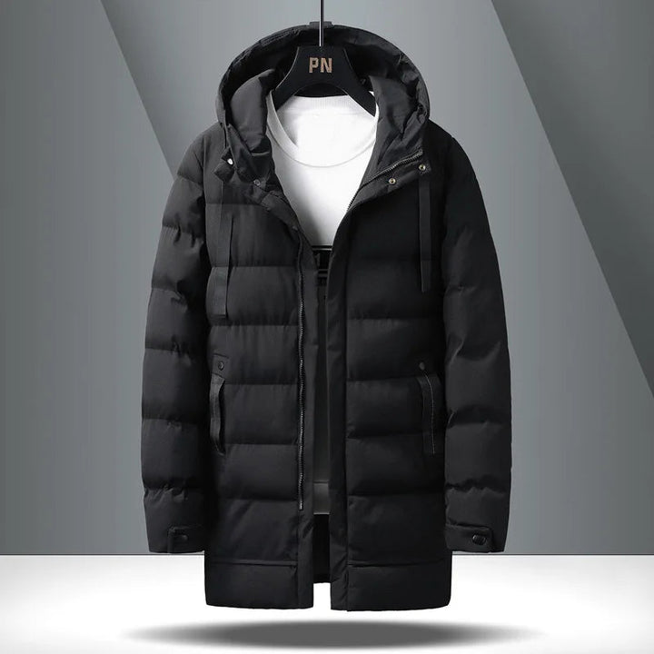Eleganter und funktionaler Herren-Winterparka für kalte Tage