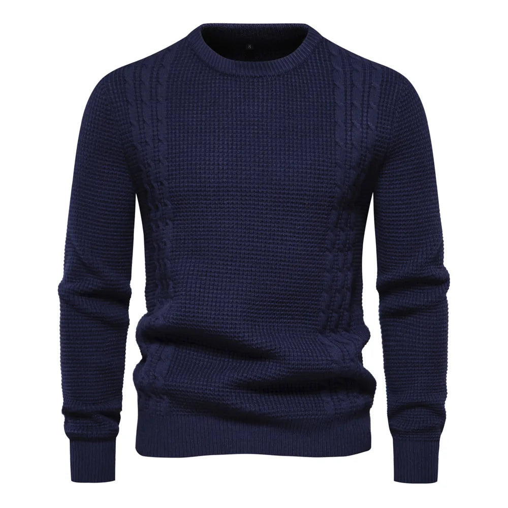 Eleganter Pullover für Männer, ideal für Herbst- und Wintertage.