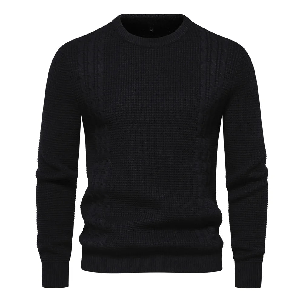 Eleganter Pullover für Männer, ideal für Herbst- und Wintertage.