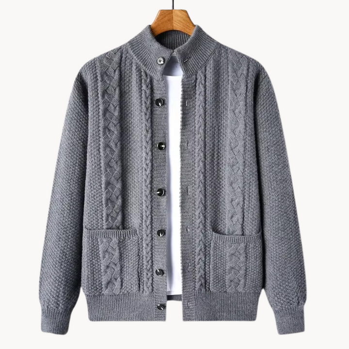 Eleganter Strickcardigan für Herbst und Winter, stilvoll und warm für kühle Tage