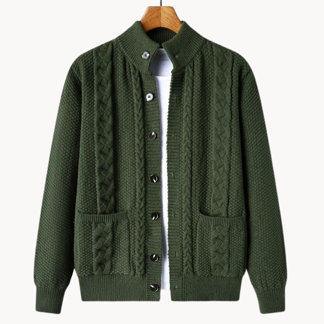 Eleganter Strickcardigan für Herbst und Winter, stilvoll und warm für kühle Tage
