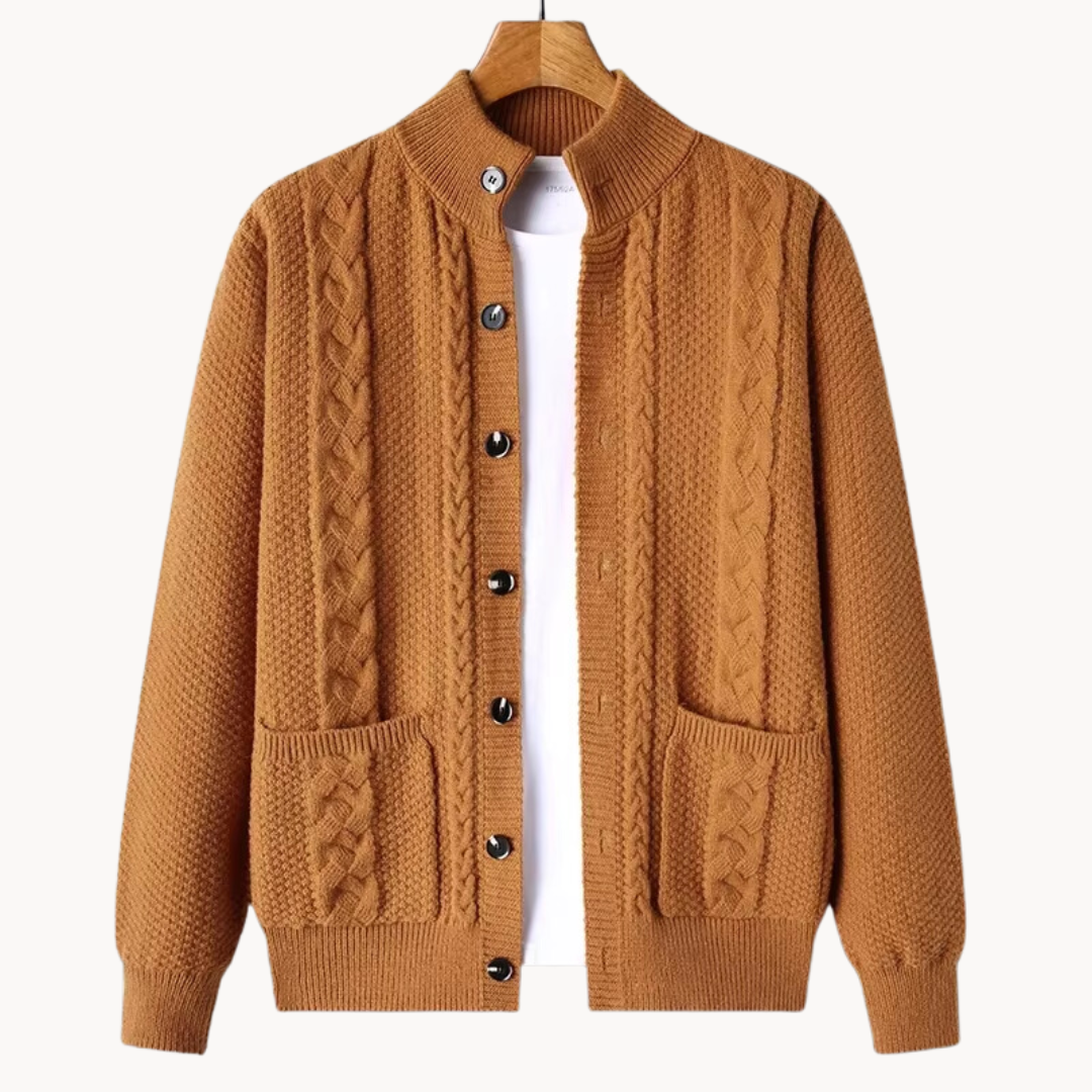 Eleganter Strickcardigan für Herbst und Winter, stilvoll und warm für kühle Tage