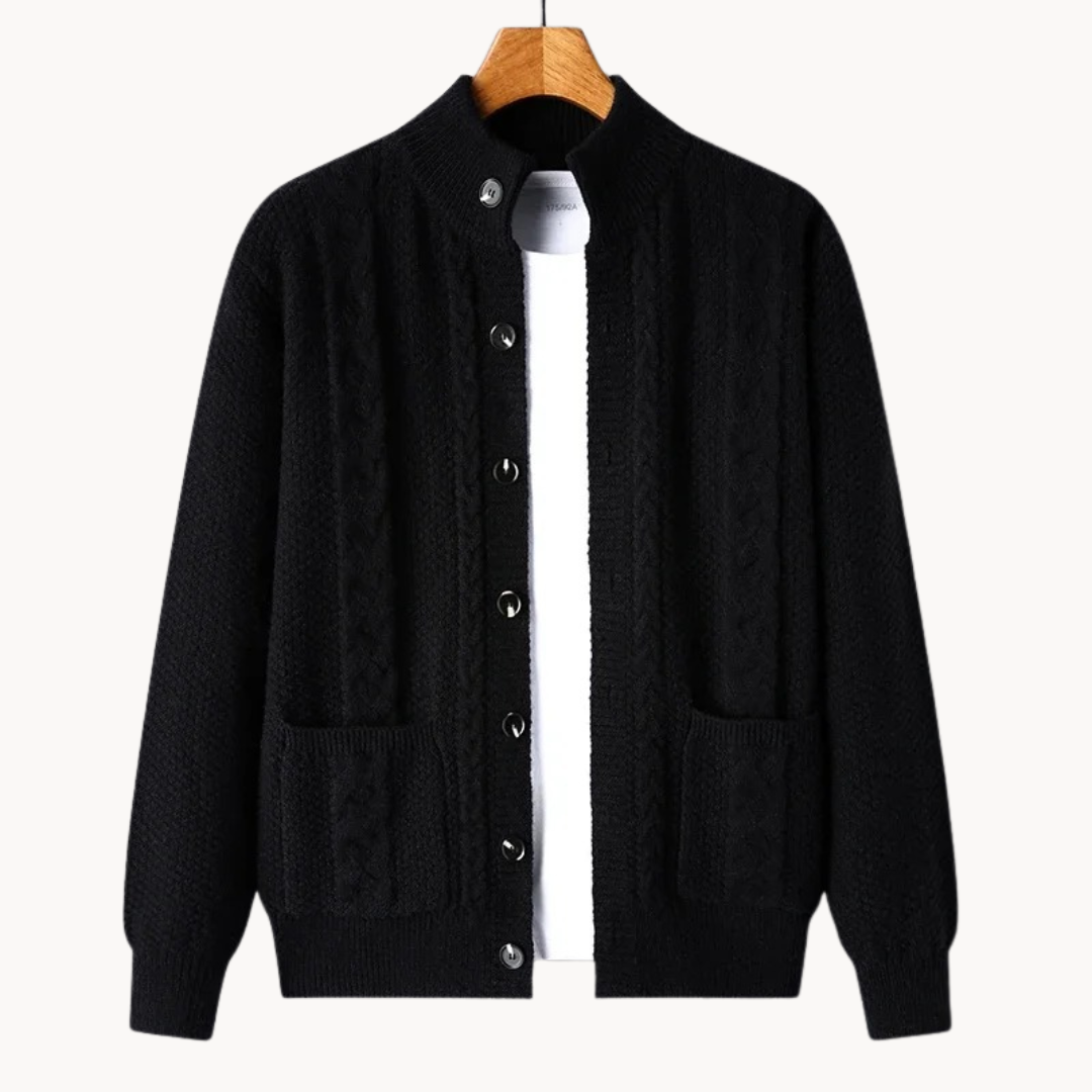 Eleganter Strickcardigan für Herbst und Winter, stilvoll und warm für kühle Tage