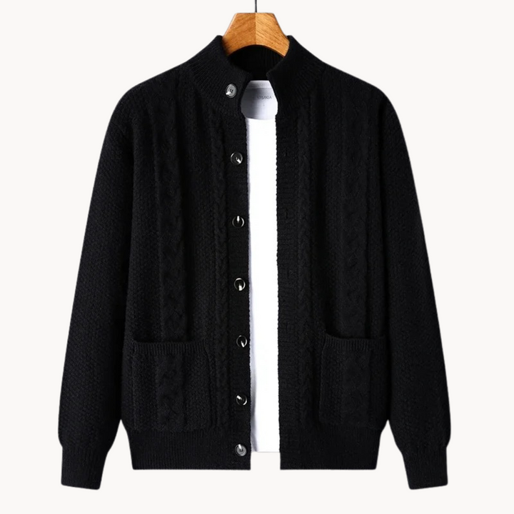 Eleganter Strickcardigan für Herbst und Winter, stilvoll und warm für kühle Tage