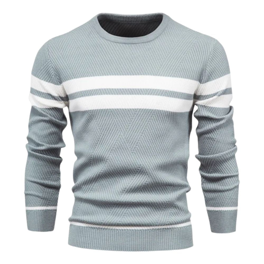 Eleganter Strickpulli für Männer – ideal für kalte Herbst- und Wintertage.