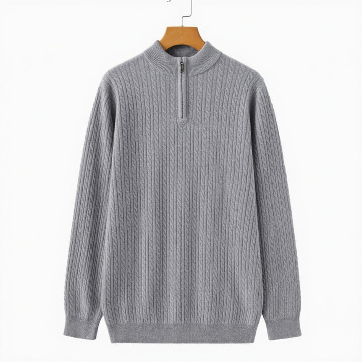 Eleganter warmer gewebter Pullover für Männer, ideal für Herbst- und Wintertage